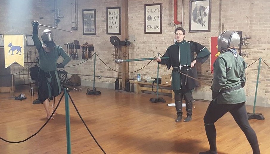 Scholar Jacques Marcotte challenges Rob to three blows of the side sword